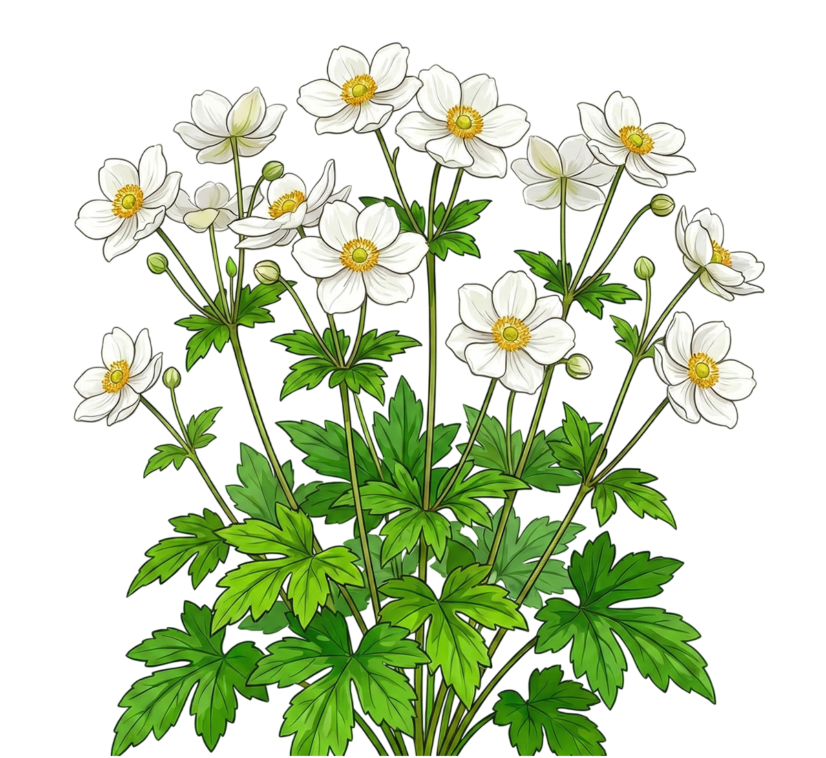 Анемона лесная